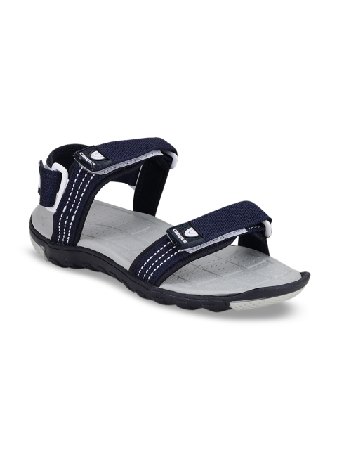 

Campus Men Navy Blue & Grey Comfort Sandals