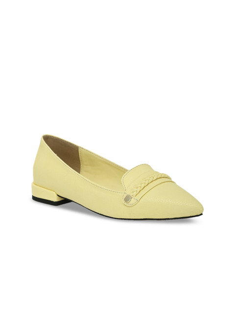 

GIRL EXCUSE Women Yellow Solid Ballerinas