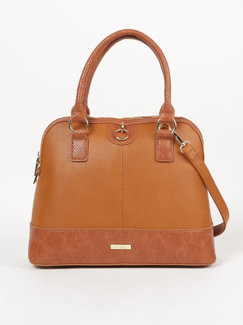 

CODE by Lifestyle Tan Brown Solid Handheld Bag