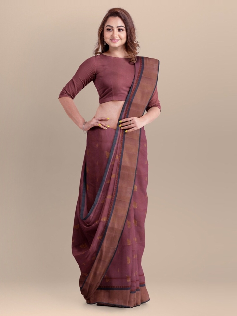 

APCO Pink Pure Cotton Printed Handloom Venkatgiri Saree