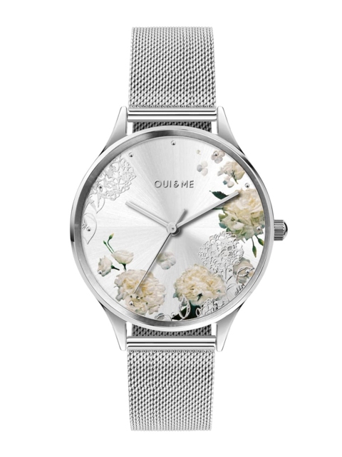 

OUI & ME Women Silver-Toned Analogue Watch ME010253