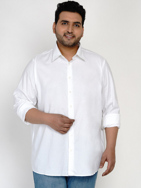 

Santonio Men White Regular Fit Solid Casual Shirt