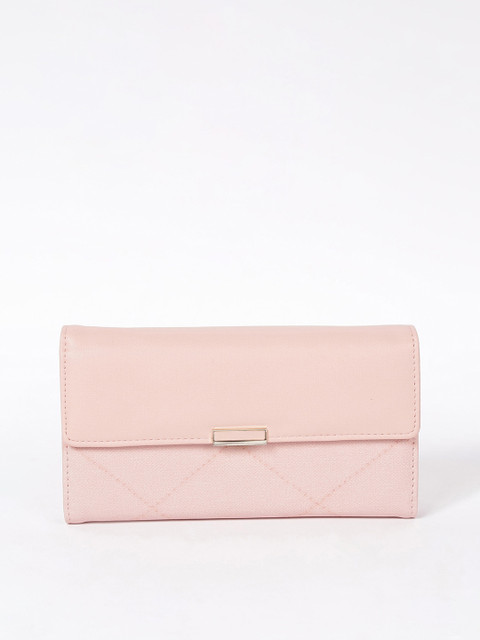 

Ginger by Lifestyle Women Pink Solid Envelope Wallet
