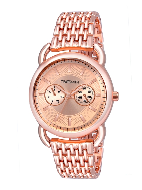

TIMESMITH Women Rose Gold Analogue Watch TSC-129