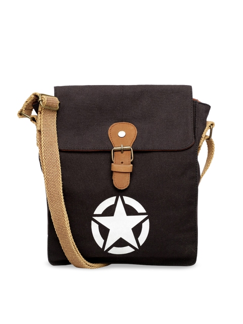 

The House of Tara Black & White Printed Sling Bag