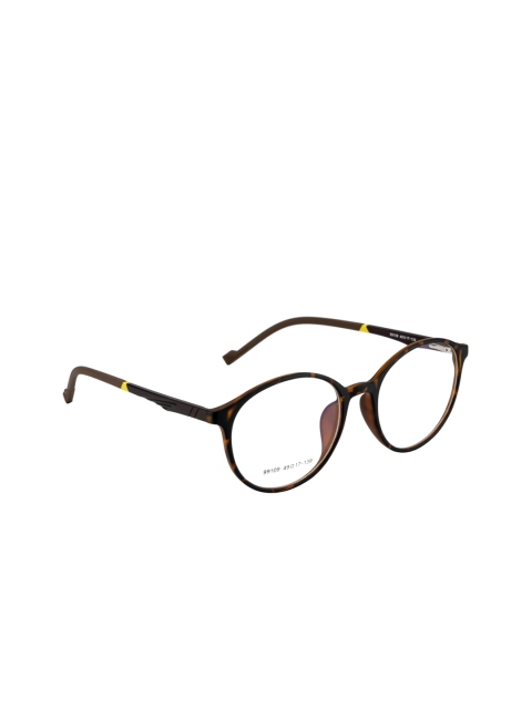

Gold Berg Unisex Brown Solid Full Rim Round Frames GB-99109_BRN