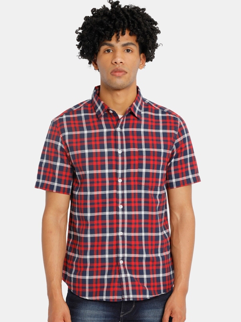 

Ruggers Men Multicoloured Regular Fit Checked Casual Shirt, Multi