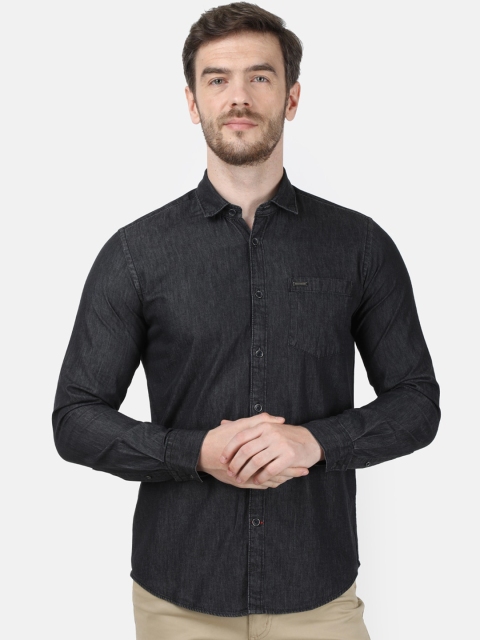 

Monte Carlo Men Black Regular Fit Solid Casual Shirt