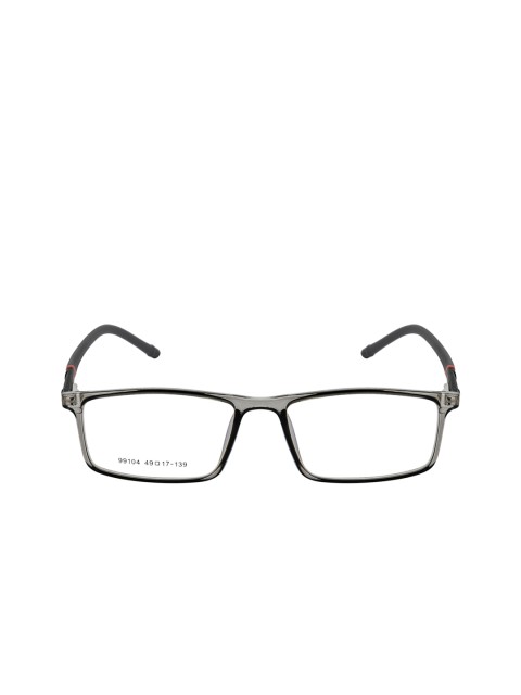 

Gold Berg Unisex Grey Solid Full Rim Rectangle Frames GB-99104