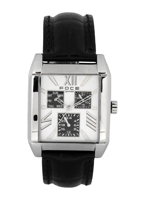 

FOCE Men Black Analogue Watch