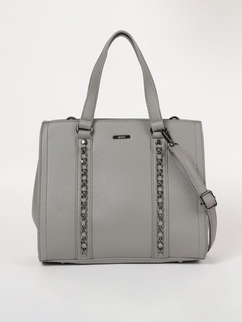 

Ginger by Lifestyle Grey Solid Handheld Bag