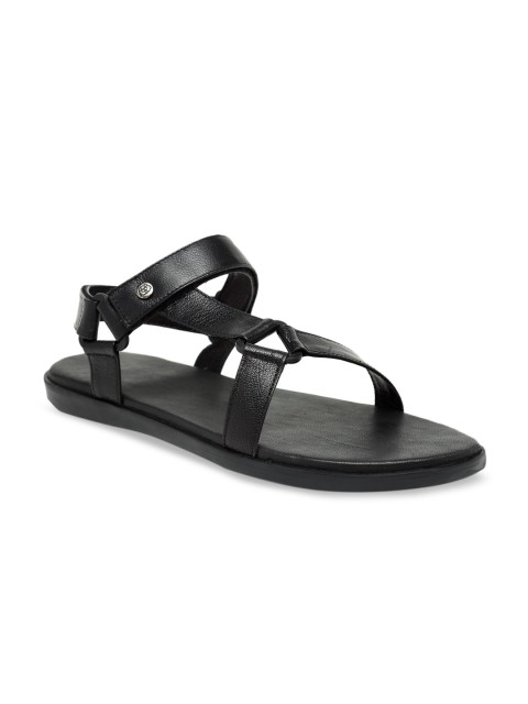 

BEAVER Men Black Comfort Sandals