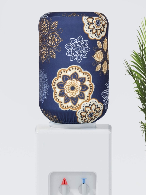 

Cortina Set Of 2 Printed Water Dispenser Covers, Blue