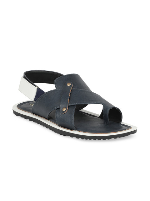 

Bata Men Navy Blue & White Comfort Sandals