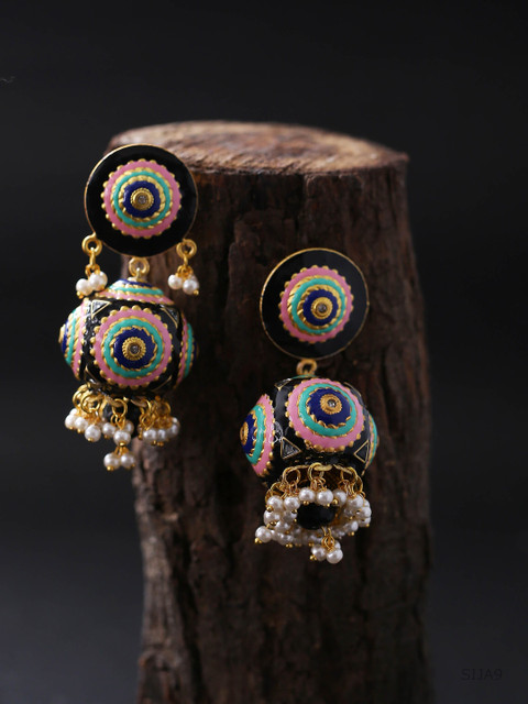 

Shoshaa Gold-Toned Contemporary Jhumkas
