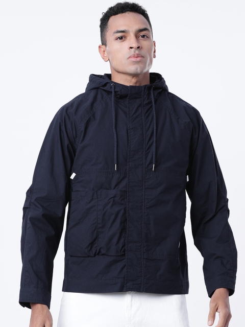 

Ecko Unltd Men Navy Blue Solid Lightweight Tailored Jacket
