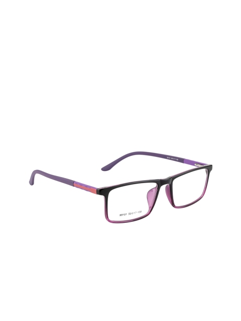 

Gold Berg Unisex Black & Purple Solid Full Rim Rectangle Frames