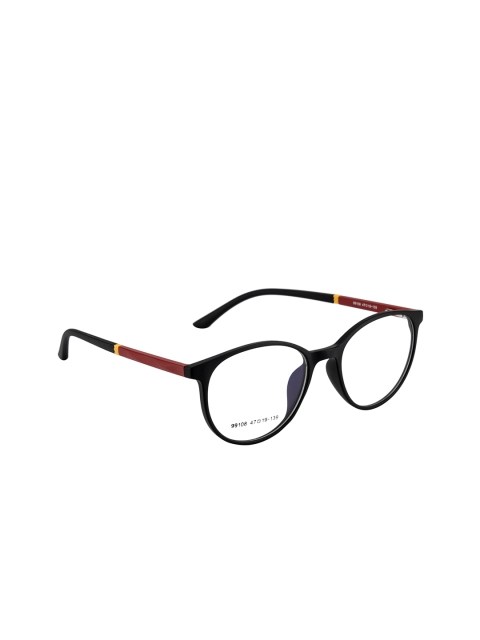 

Gold Berg Unisex Black & Maroon Solid Full Rim Round Frames GB-99108_M.BLK