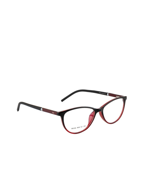 

Gold Berg Women Maroon & Black Solid Full Rim Cateye Frames GB-99106_MRN