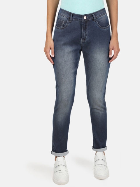 

Monte Carlo Women Blue Slim Fit Mid-Rise Clean Look Jeans
