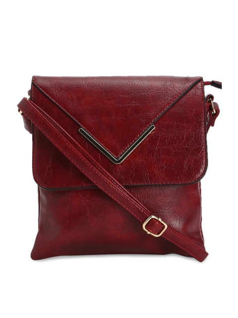 

FOREVER 21 Red Textured Sling Bag