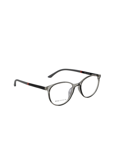 

Gold Berg Unisex Grey & Black Solid Full Rim Round Frames GB-99108