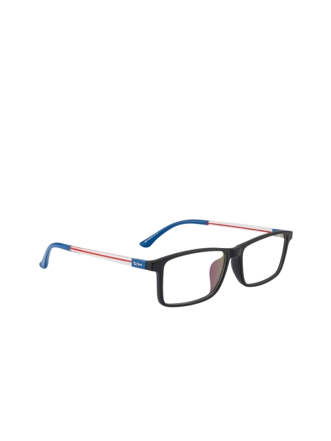 

Ted Smith Unisex Black & Blue Solid Full Rim Wayfarer Frames TS-J2007_C5