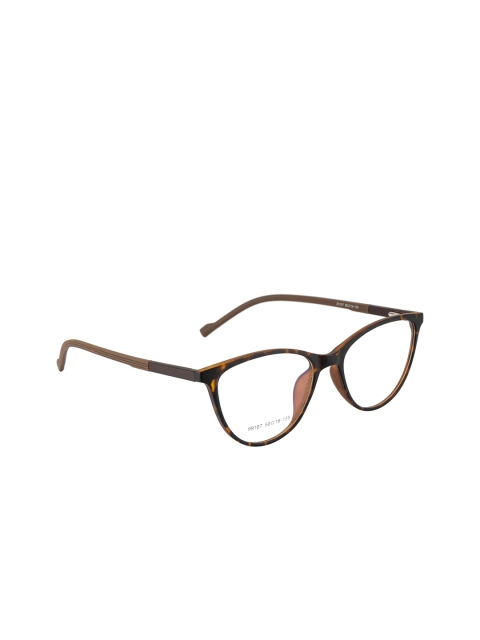 

Gold Berg Women Brown Solid Full Rim Cateye Frames GB-99107_BRN