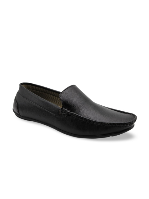 

Provogue Men Black Solid Loafers