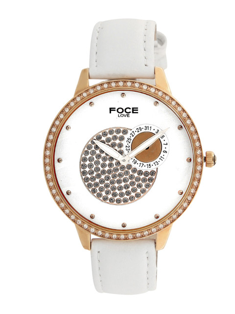 

FOCE Women White Analogue Watch