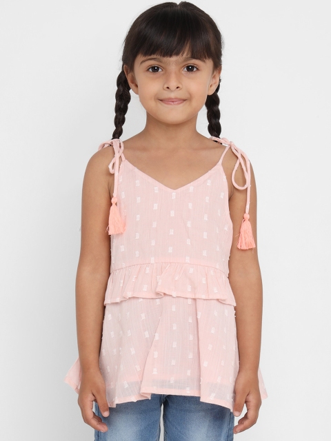 

Nauti Nati Girls Pink Tiered Top