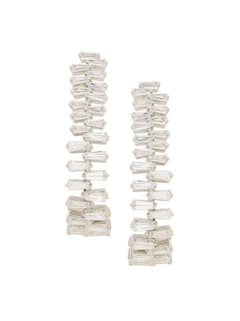 

Shoshaa Silver-Plated Geometric Drop Earrings
