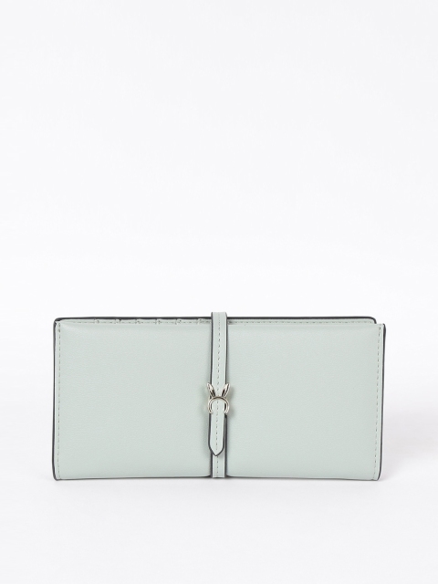 

Ginger by Lifestyle Women Sea Green Solid Two Fold Wallet
