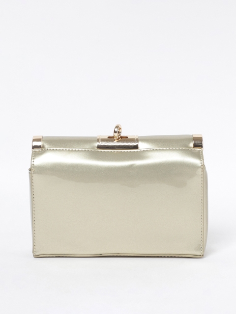 

CODE by Lifestyle Gold-Toned Solid Sling Bag