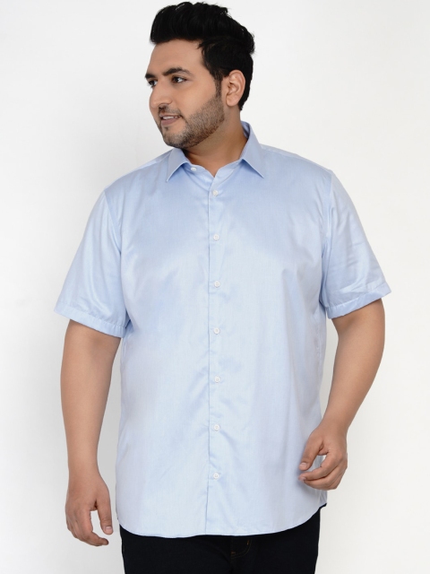 

Santonio Men Blue Regular Fit Solid Casual Shirt