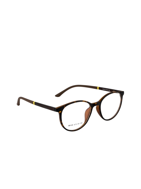 

Gold Berg Unisex Brown Solid Full Rim Round Frames