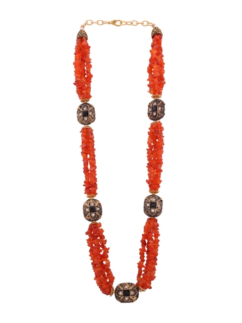 

Shoshaa Orange Gold-Plated Necklace