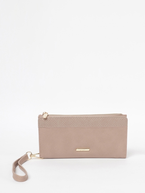 

Ginger by Lifestyle Women Brown Solid Two Fold Wallet