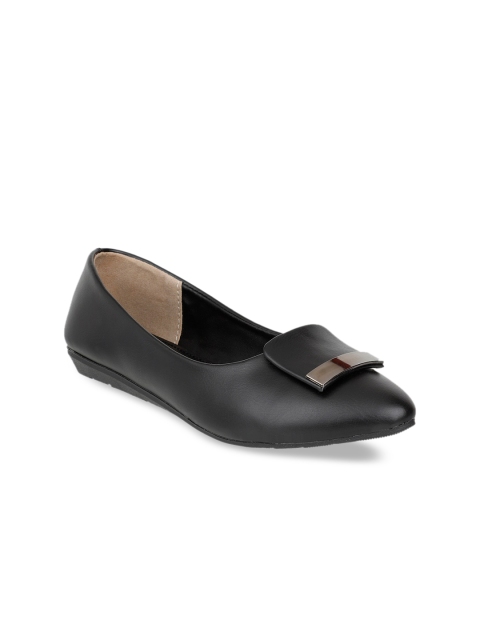 

ELLE Women Black Solid Ballerinas