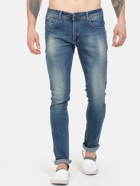 

VUDU Men Navy Blue Slim Fit Mid-Rise Clean Look Jeans