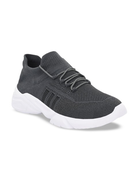 

MENGLER Men Grey Walking Shoes