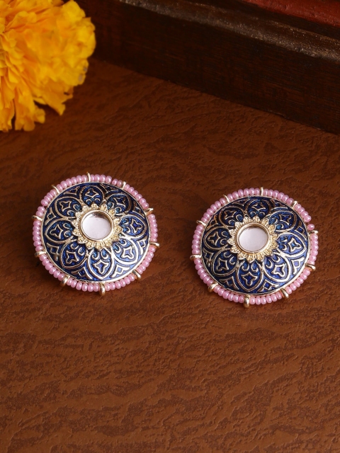 

Shoshaa Gold-Toned Contemporary Studs