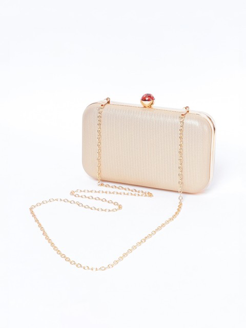 

CODE by Lifestyle Rose Gold Textured Clutch