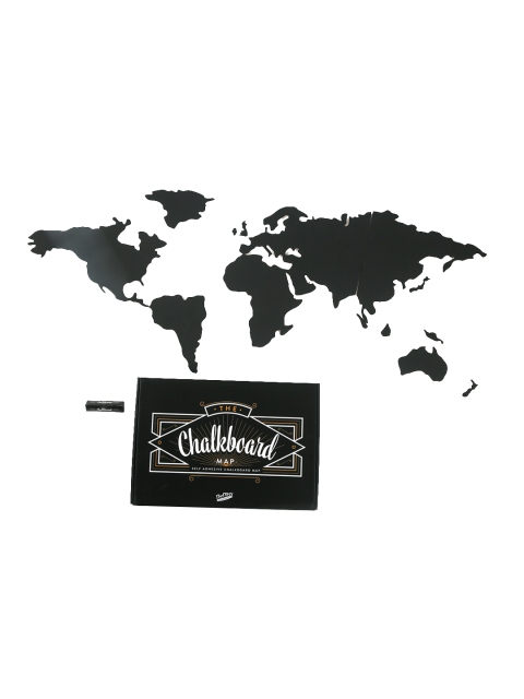 

Bigsmall Black Chalkboard Map DIY Wall Art
