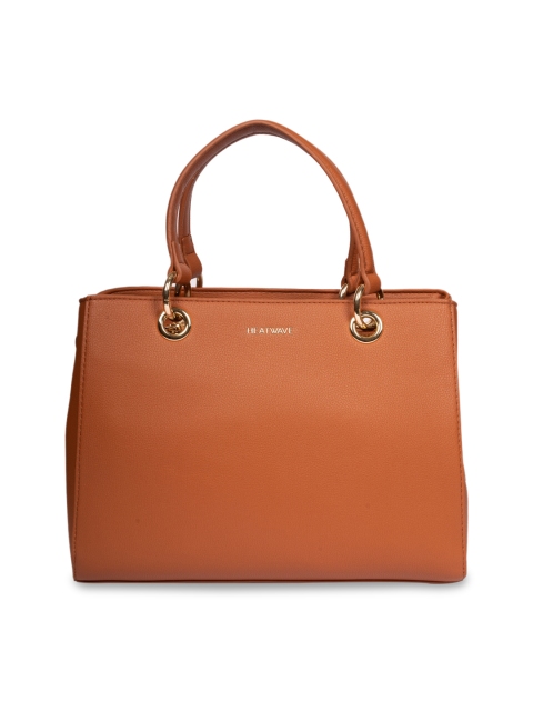 

HEATWAVE Brown Solid Handheld Bag