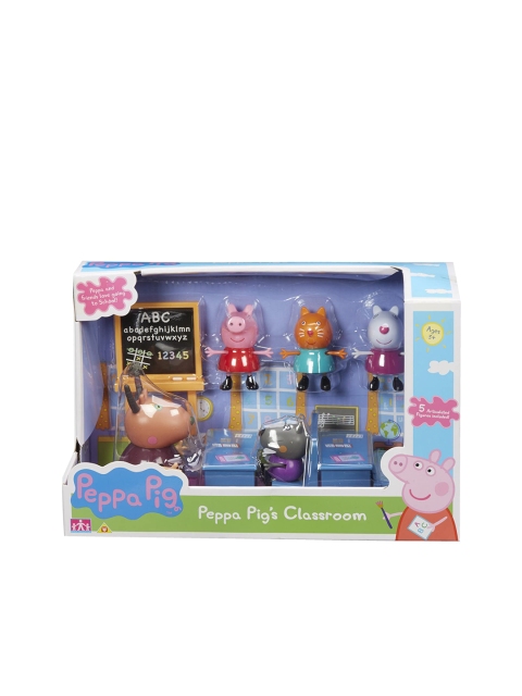 

Planet Superheroes Kids Brown & Grey Peppa Pig Playset - Classroom