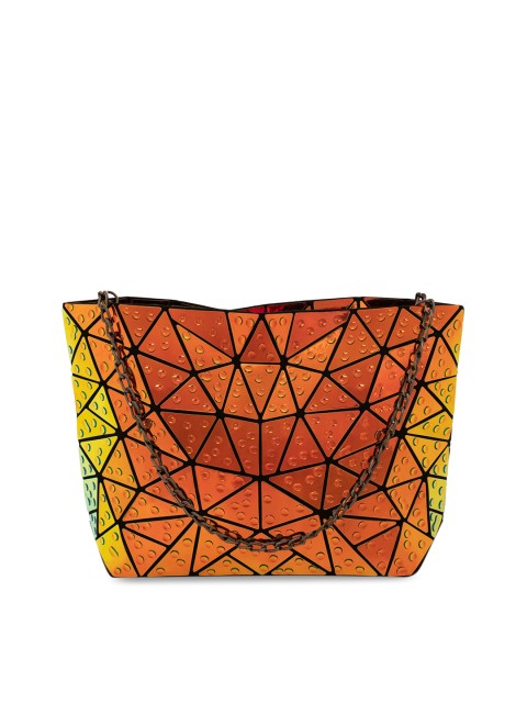 

NUFA Orange Printed Sling Bag