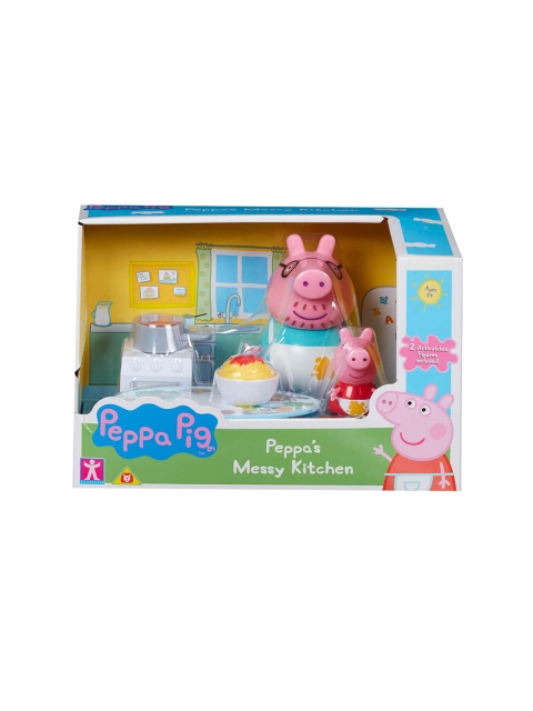 

Planet Superheroes Kids Pink & Blue Peppa's Messy Kitchen Playset