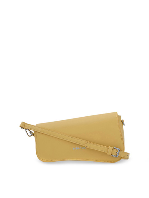 

MIRAGGIO Yellow Solid Sling Bag