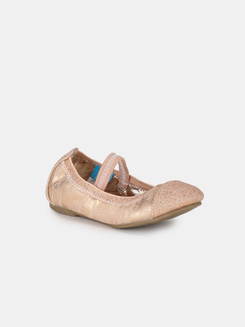 

The Childrens Place Girls Gold-Toned Embellished Ballerinas